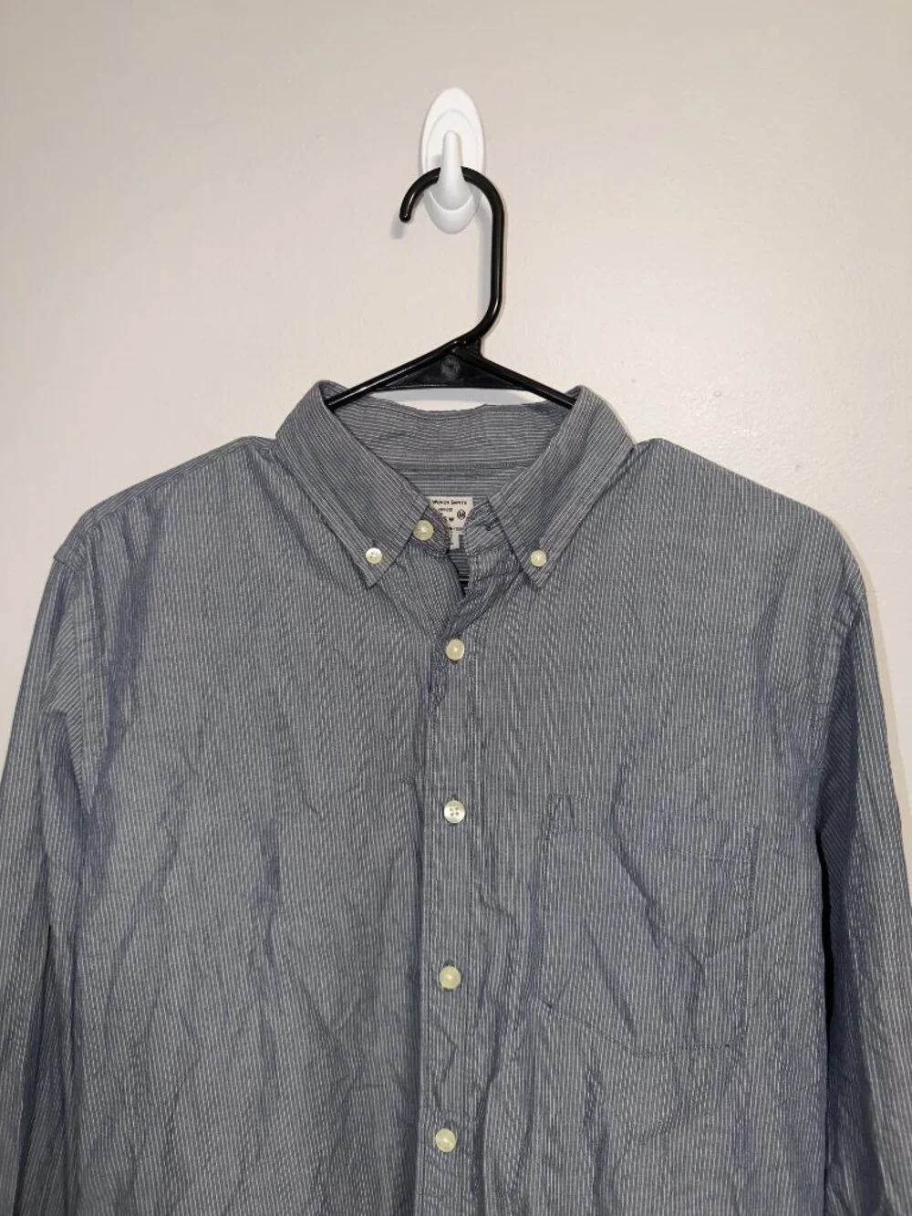 J.Crew Button Down Shirt Size M Blue Stripe Long Sleeve Casual Classic